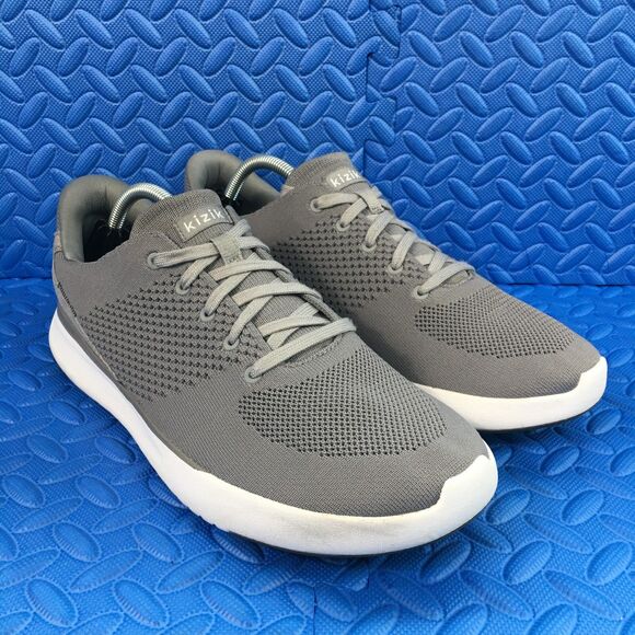 Kizik Lima Knit Mens Shoes Size 11.5 Gray Hands Free Athletic Walking Sneakers - Picture 6 of 11